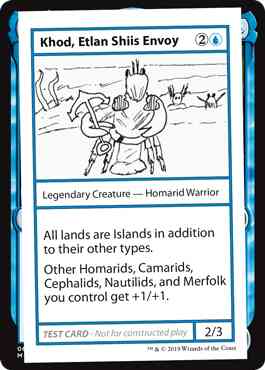 Khod, Etlan Shiis Envoy - No Symbol [24] [Mystery Booster Playtest Cards 2021] [Non-Foil]