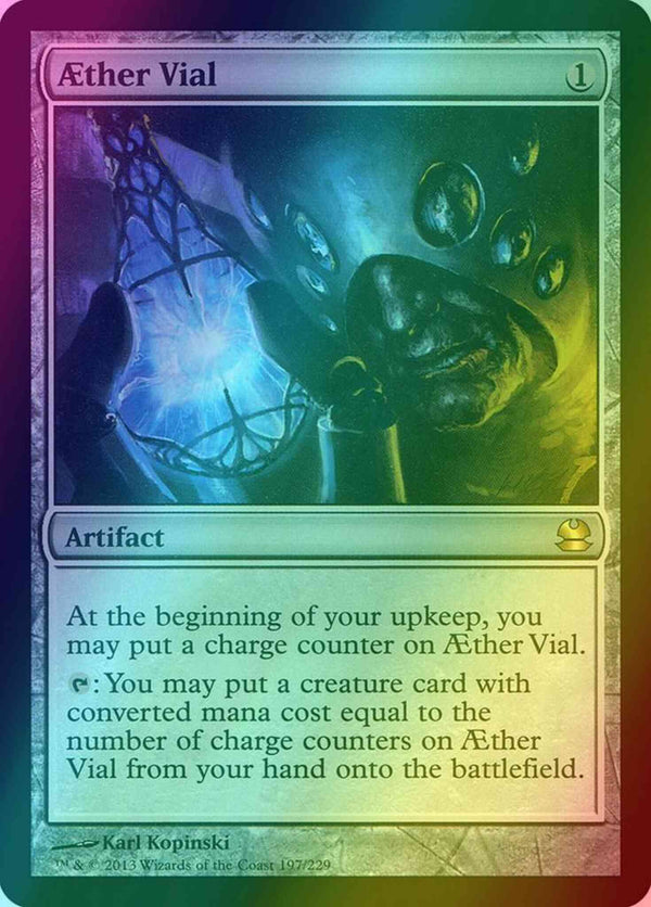 Aether Vial [197] [Modern Masters] [Foil]