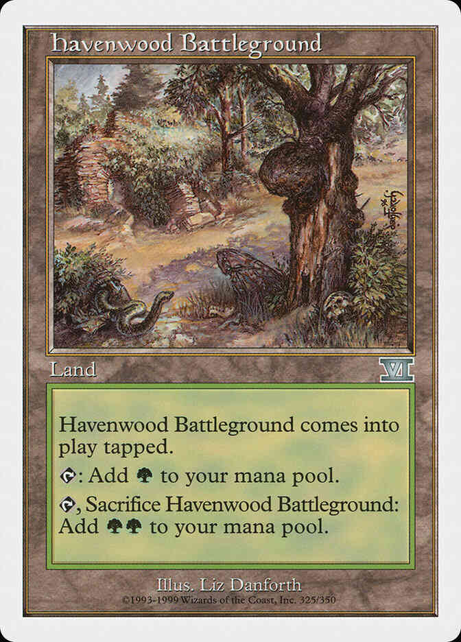 Havenwood Battleground [325] [Classic Sixth Edition] [Non-Foil]