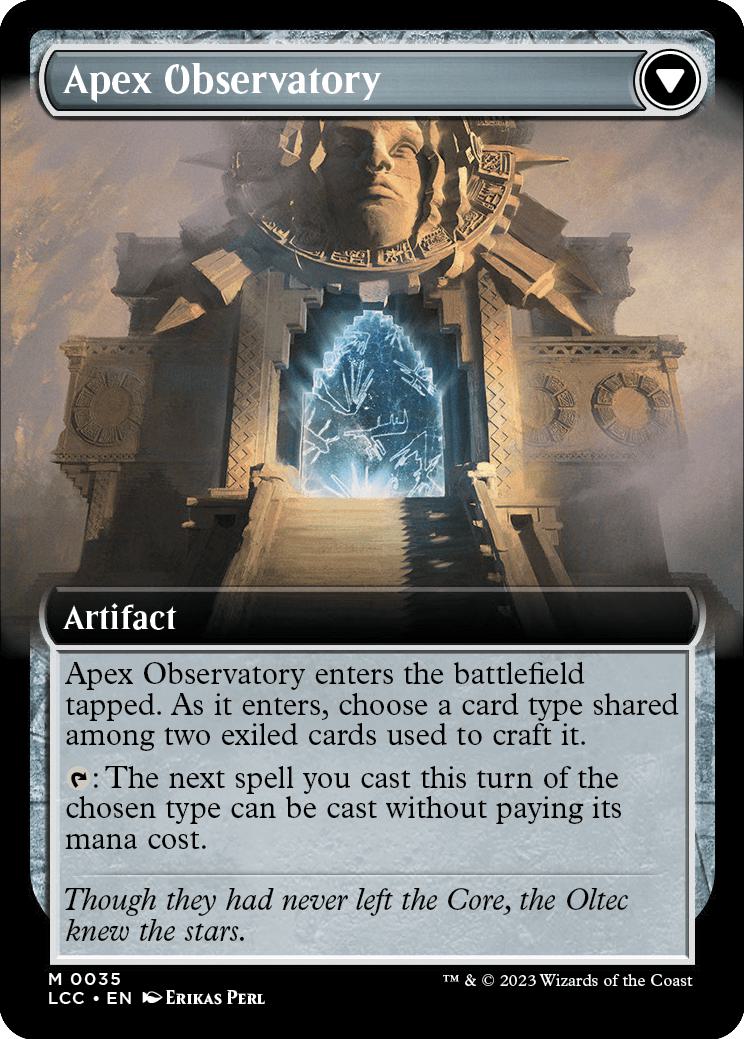 Eye of Ojer Taq // Apex Observatory [35] [Extended Art] [The Lost Caverns of Ixalan: Commander] [Non-Foil]