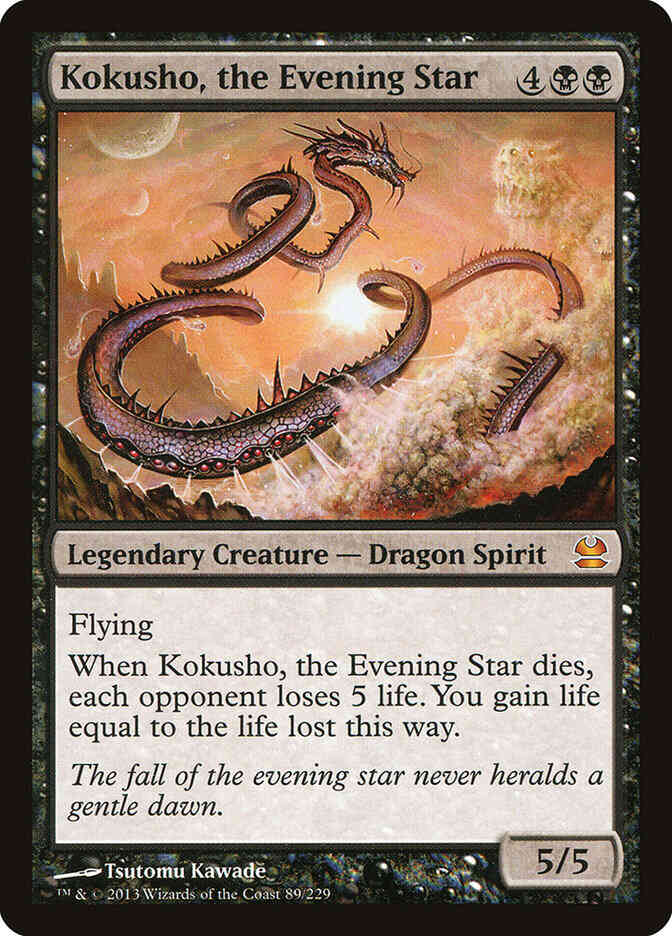 Kokusho, the Evening Star [89] [Modern Masters] [Non-Foil]