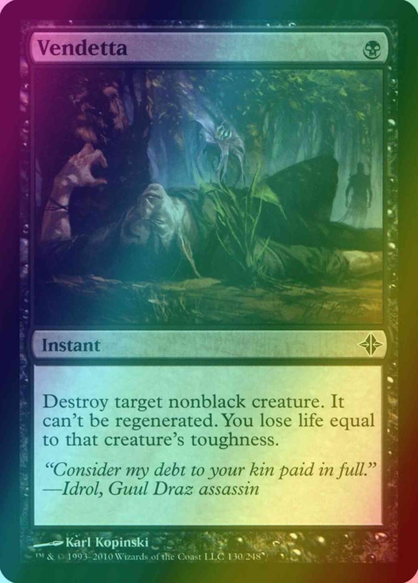 Vendetta [130] [Rise Of The Eldrazi] [Foil]