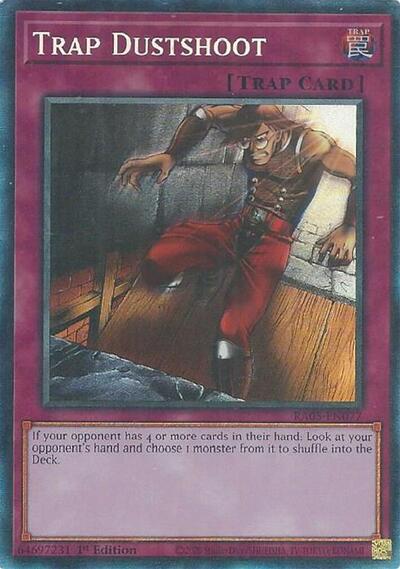 Trap Dustshoot - RA05-EN077 - Collector's Rare - 1st Edition