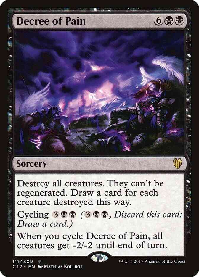Decree of Pain [111] [Commander 2017] [Non-Foil]