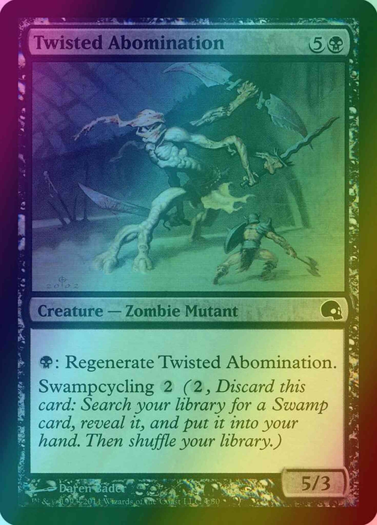 Twisted Abomination [4] [Premium Deck Series: Graveborn] [Foil]