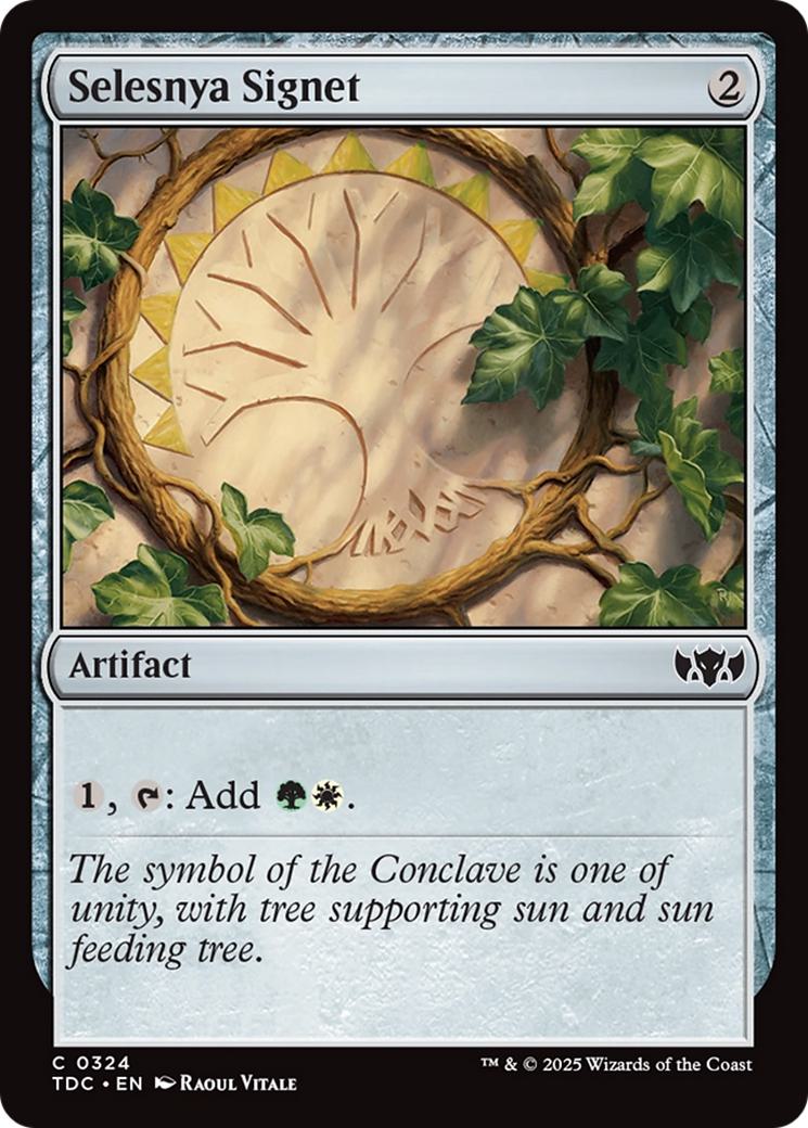 Selesnya Signet [324] [Tarkir: Dragonstorm: Commander] [Non-Foil]