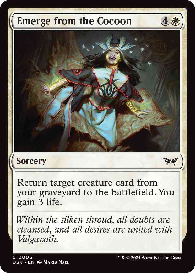 Emerge from the Cocoon [5] [Duskmourn: House of Horror] [Non-Foil]