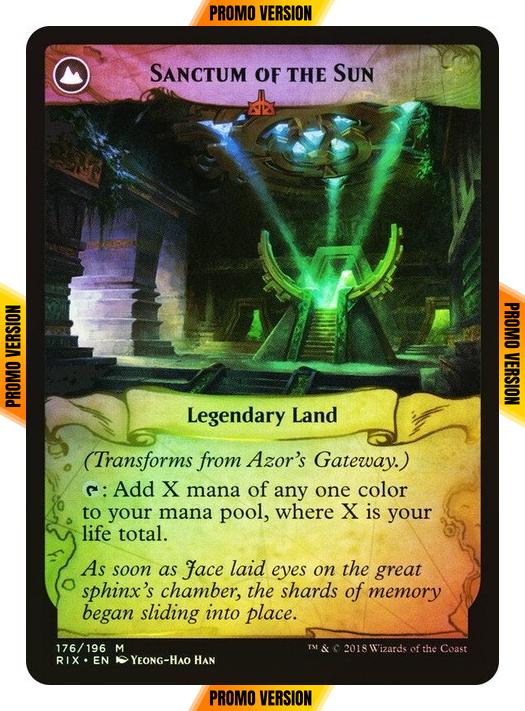 Azor's Gateway // Sanctum of the Sun [176s] [Rivals of Ixalan Promos] [Foil]