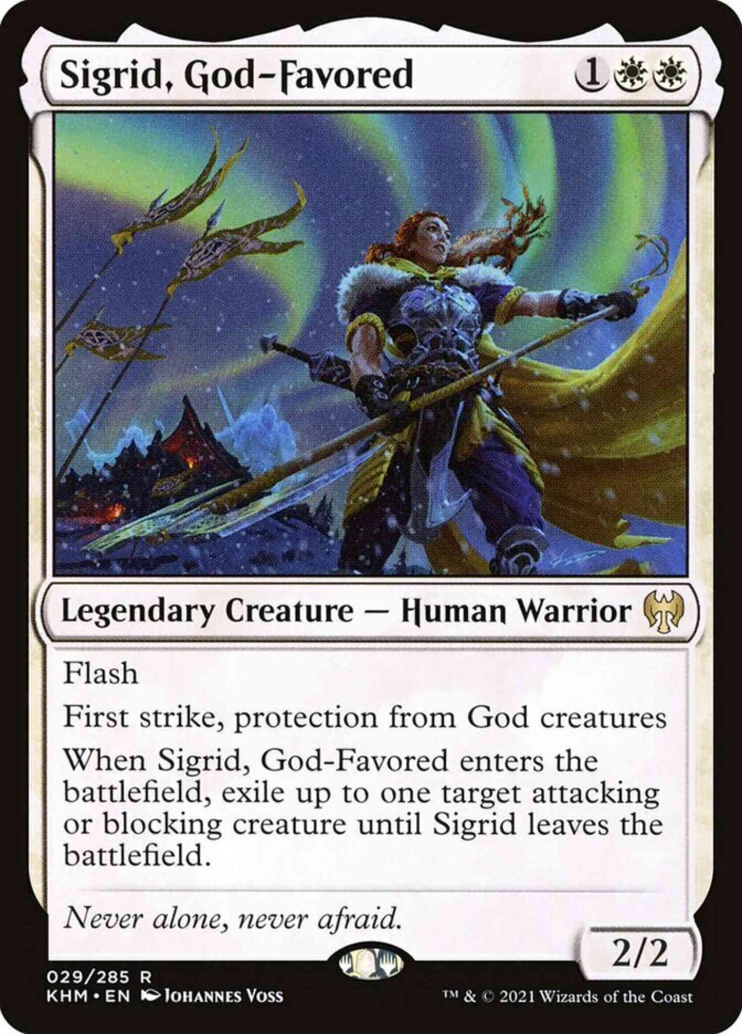 Sigrid, God-Favored [29] [Kaldheim] [Non-Foil]