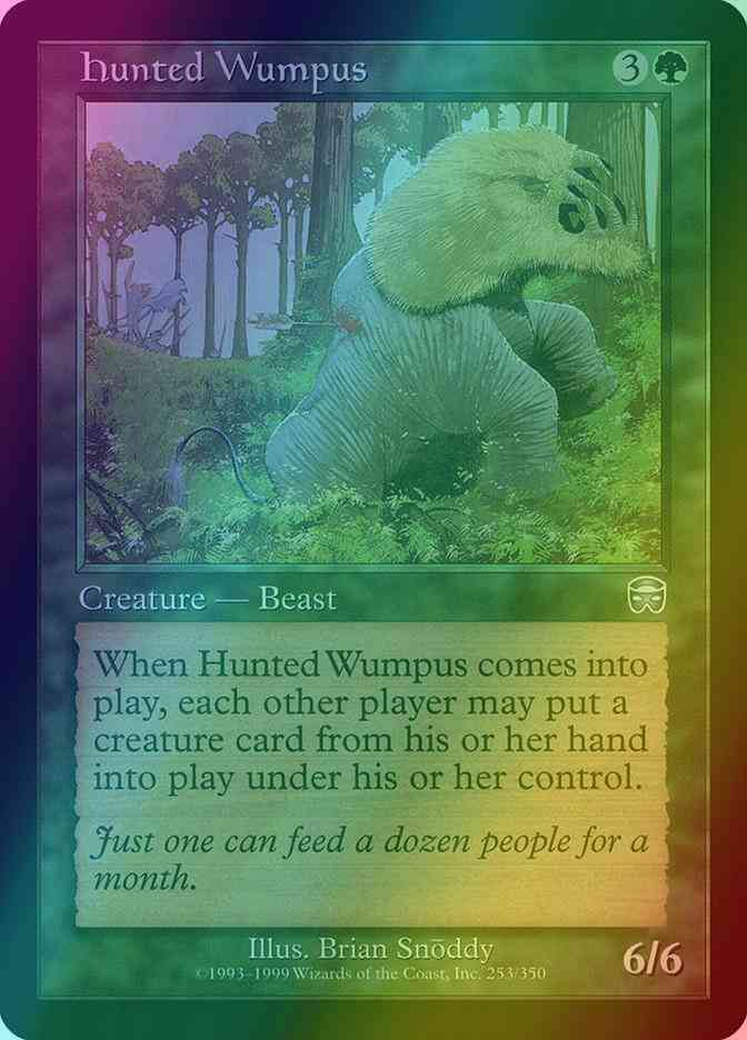 Hunted Wumpus [253] [Mercadian Masques] [Foil]