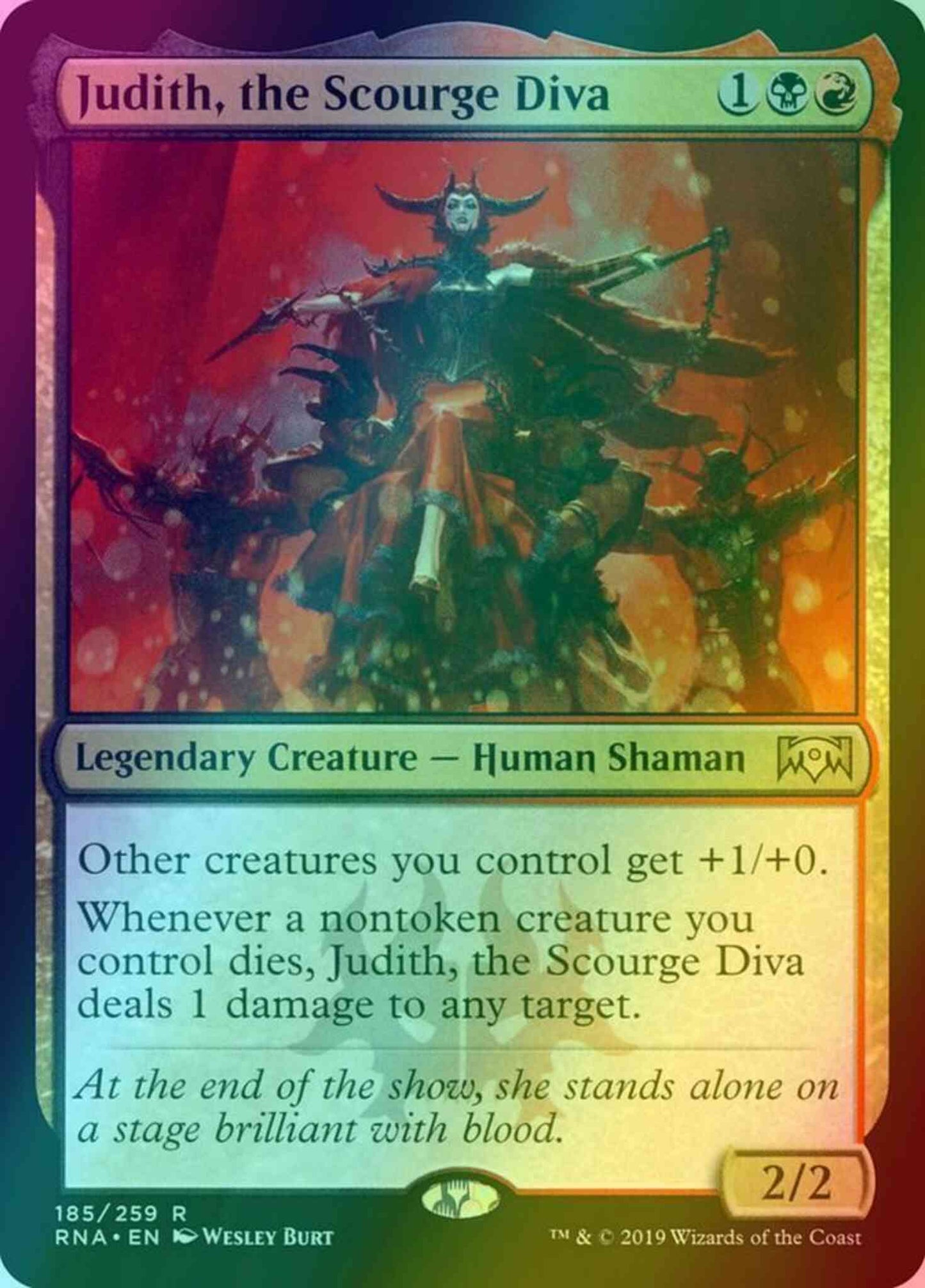 Judith, the Scourge Diva [185] [Ravnica Allegiance] [Foil]