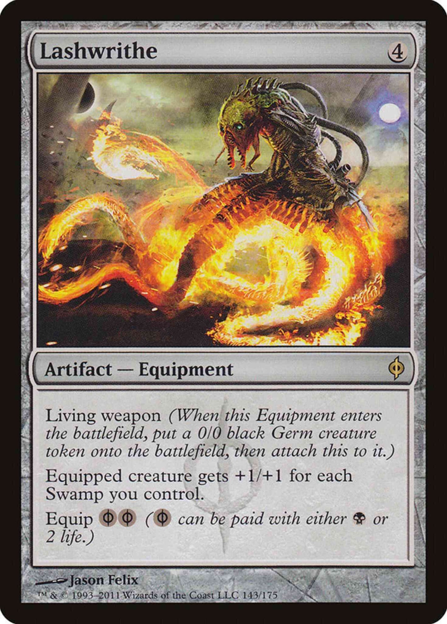 Lashwrithe [143] [New Phyrexia] [Non-Foil]