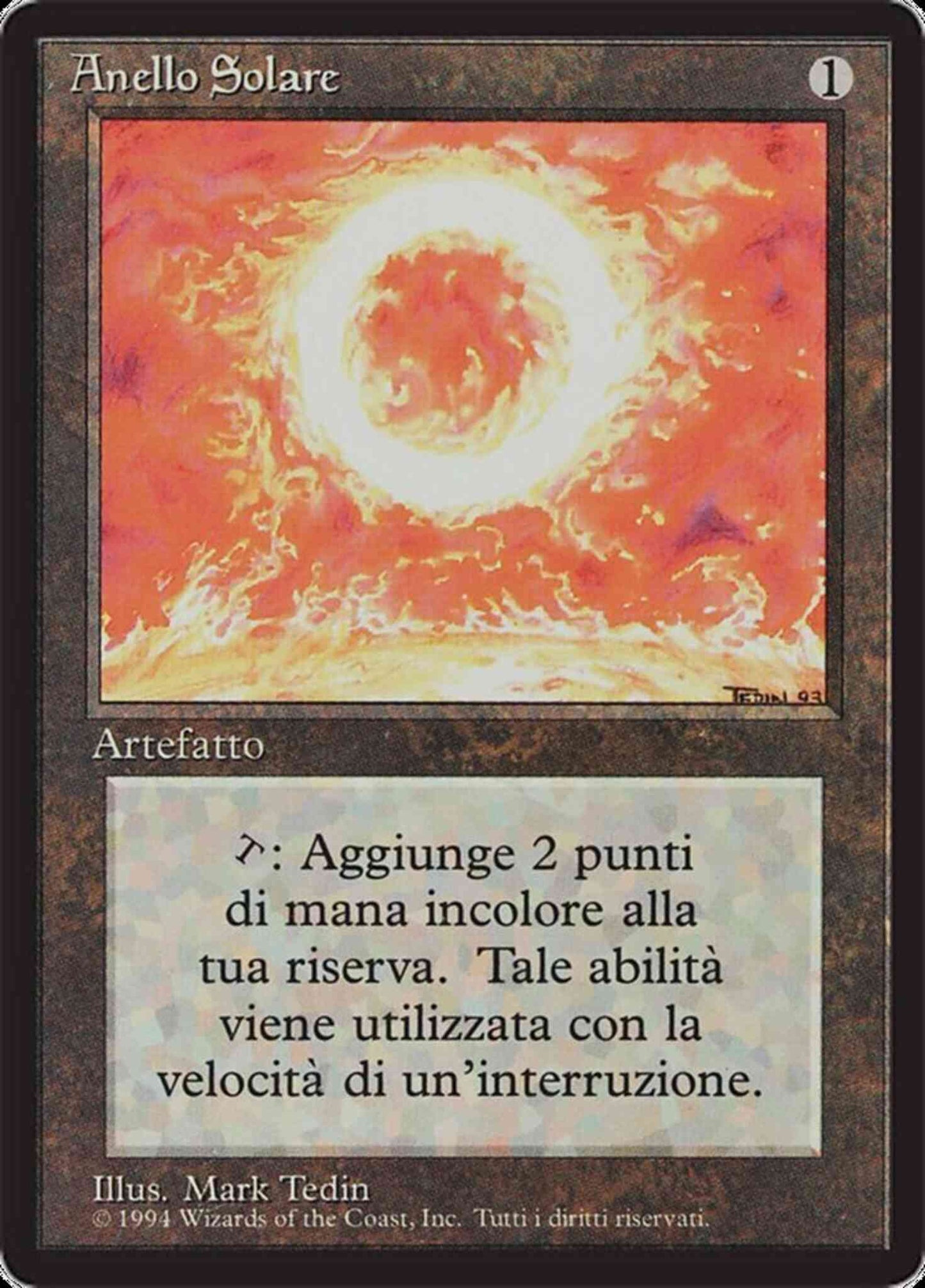 Sol Ring - Italian [274] [Foreign Black Border: Italian] [Non-Foil]