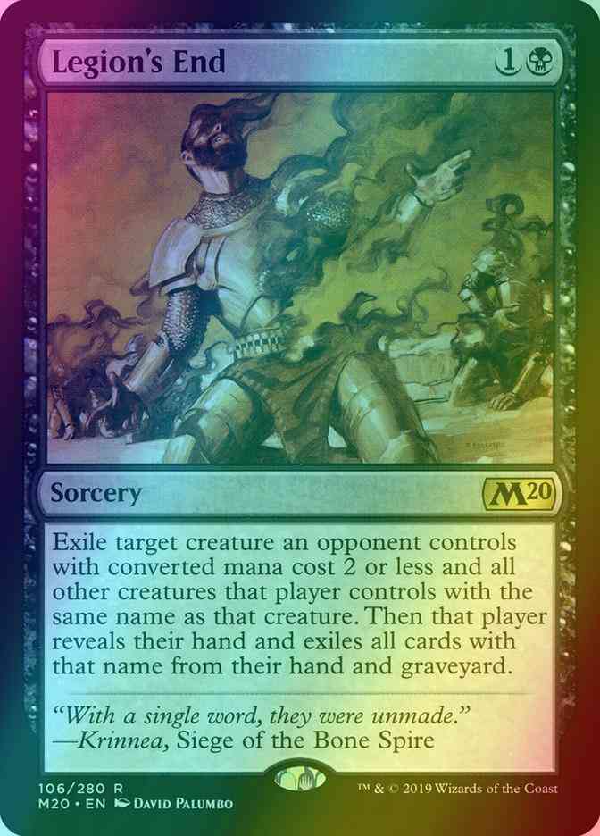 Legion's End [106] [Core Set 2020] [Foil]