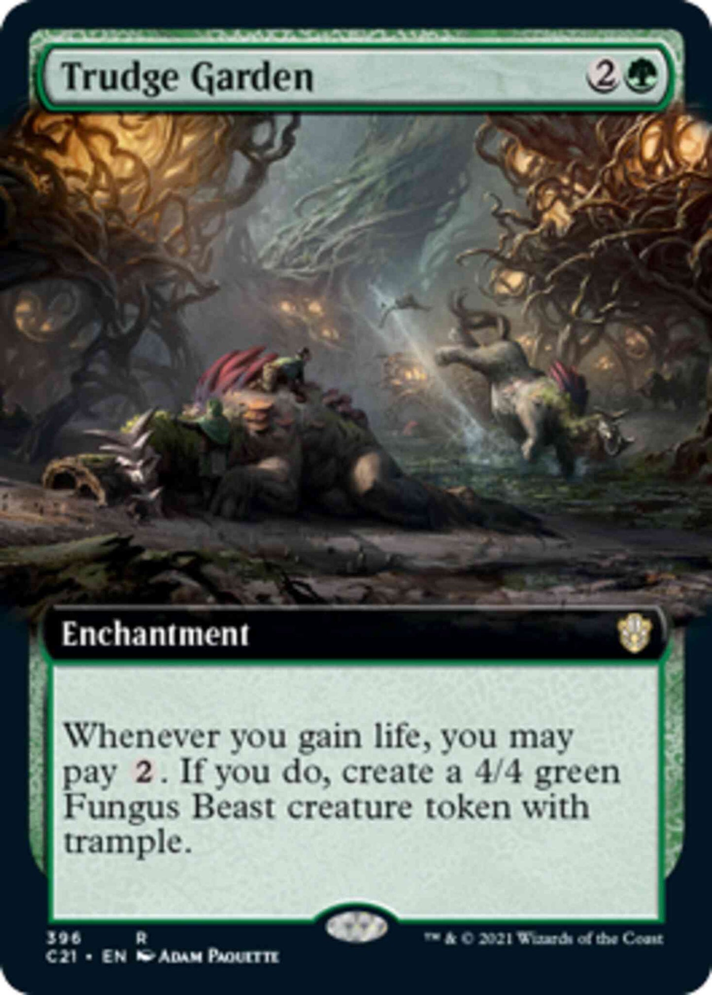 Trudge Garden [396] [Extended Art] [Commander 2021] [Non-Foil]