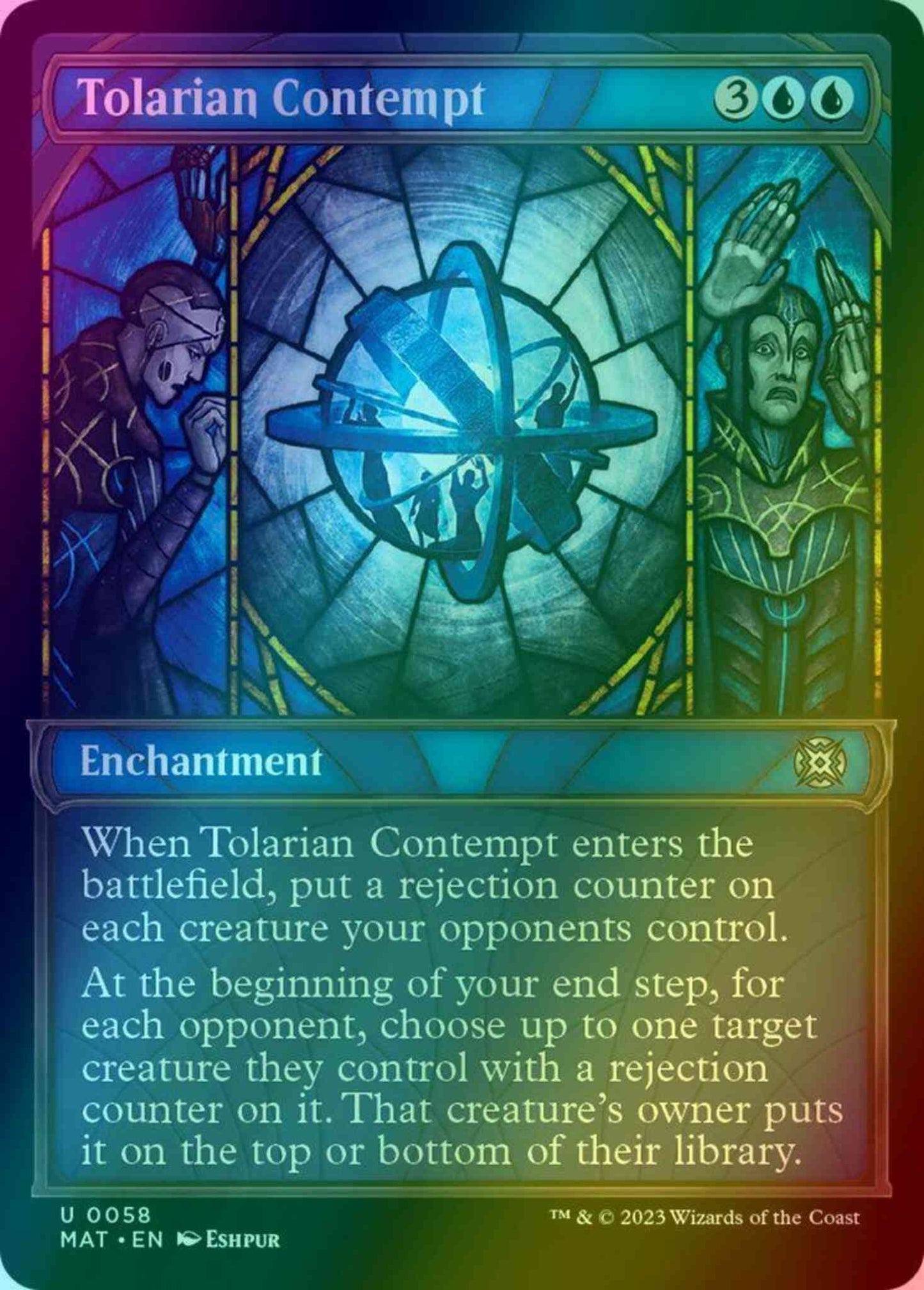 Tolarian Contempt [58] [Planar Showcase] [March of the Machine: The Aftermath] [Foil]