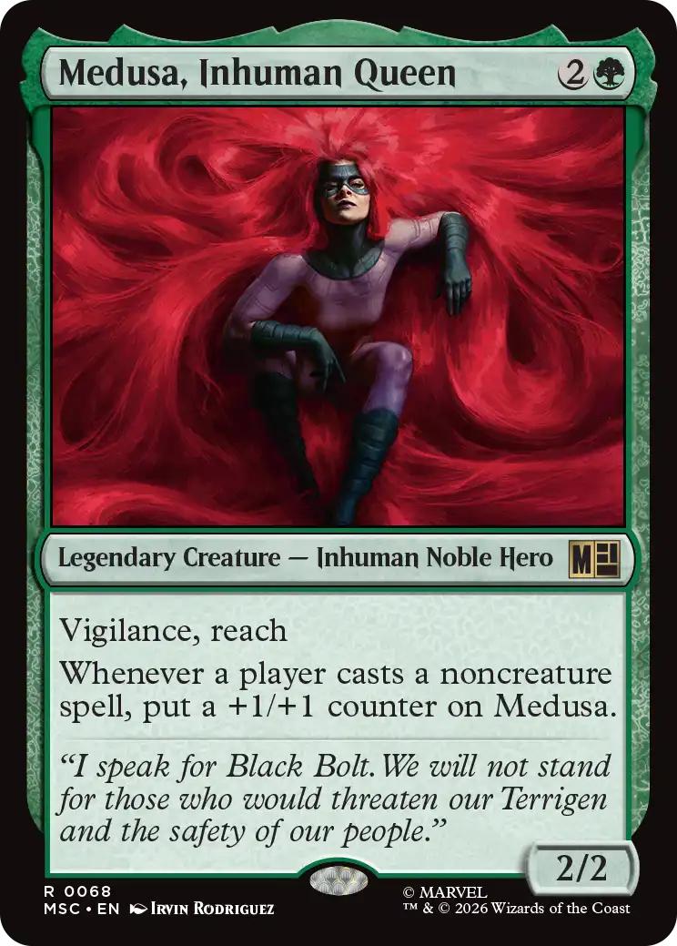 Medusa, Inhuman Queen [68] [Marvel Super Heroes: Commander] [Non-Foil]