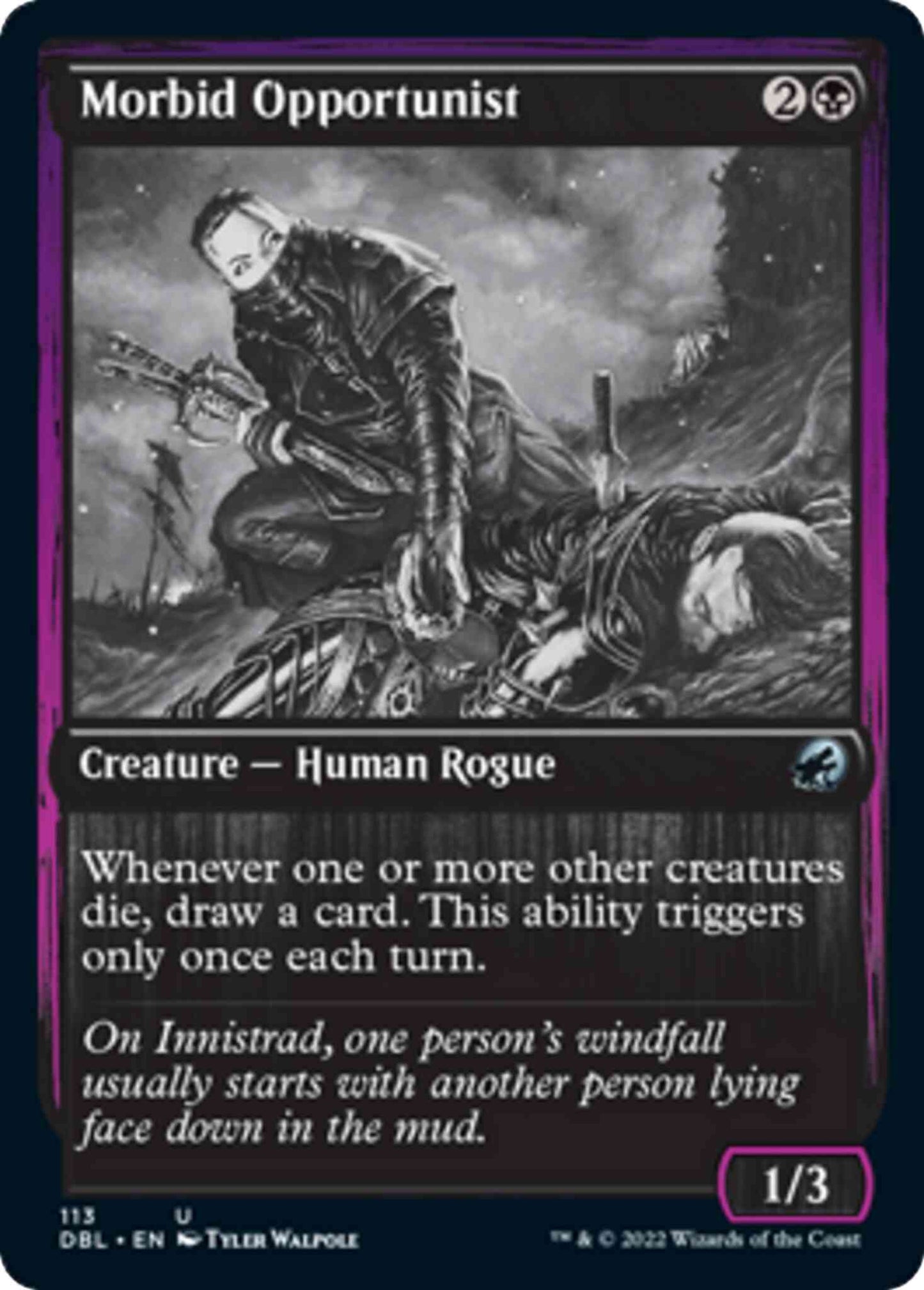 Morbid Opportunist [113] [Innistrad: Double Feature] [Non-Foil]