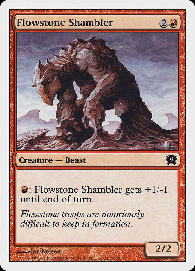 Flowstone Shambler [185] [Ninth Edition] [Non-Foil]