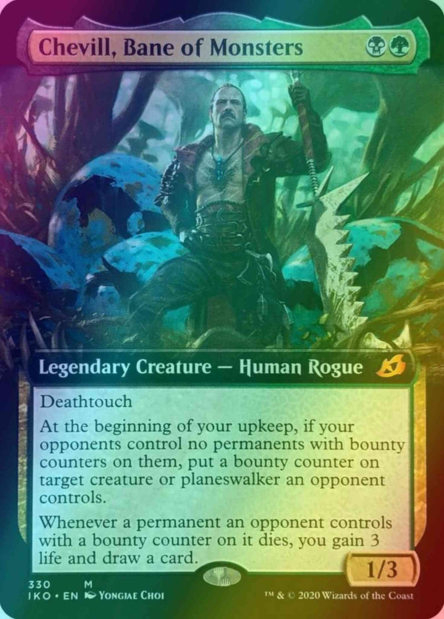Chevill, Bane of Monsters [330] [Extended Art] [Ikoria: Lair of Behemoths] [Foil]