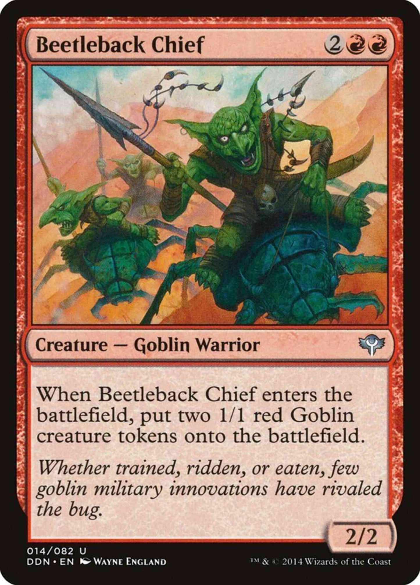 Beetleback Chief [14] [Duel Decks Speed vs Cunning] [Non-Foil]