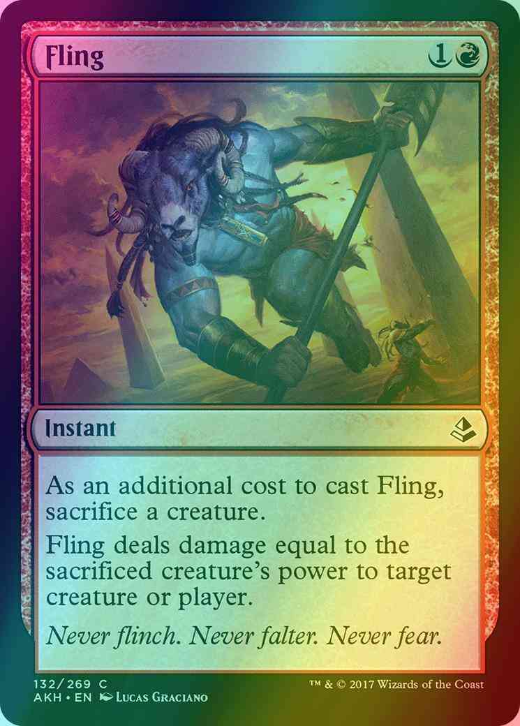 Fling [132] [Amonkhet] [Foil]