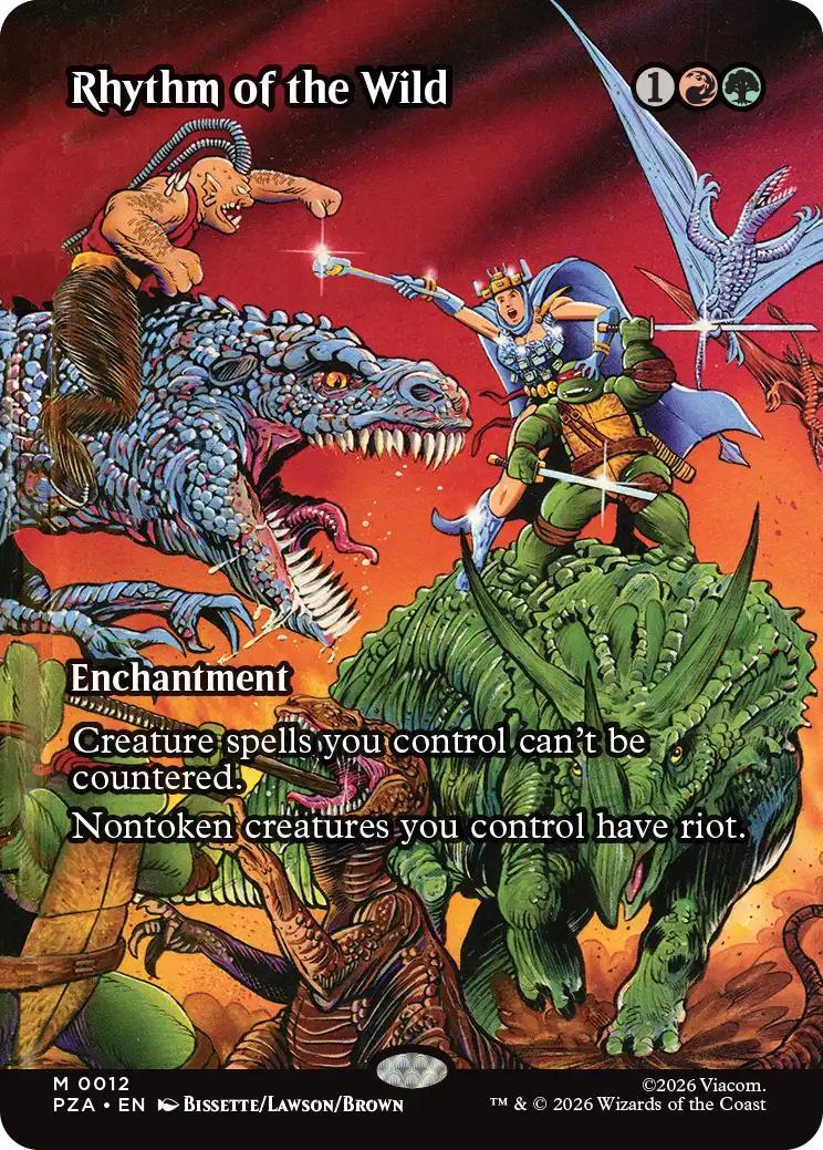 Rhythm of the Wild [12] [Borderless] [Teenage Mutant Ninja Turtles Source Material] [Non-Foil]