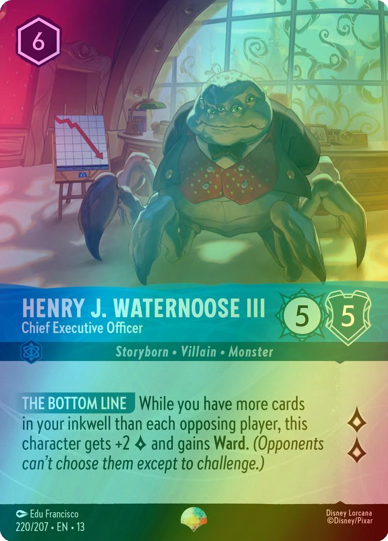 Henry J. Waternoose III - Chief Executive Officer (Epic) - 220/204 [Attack of the Vine!] [Holofoil]