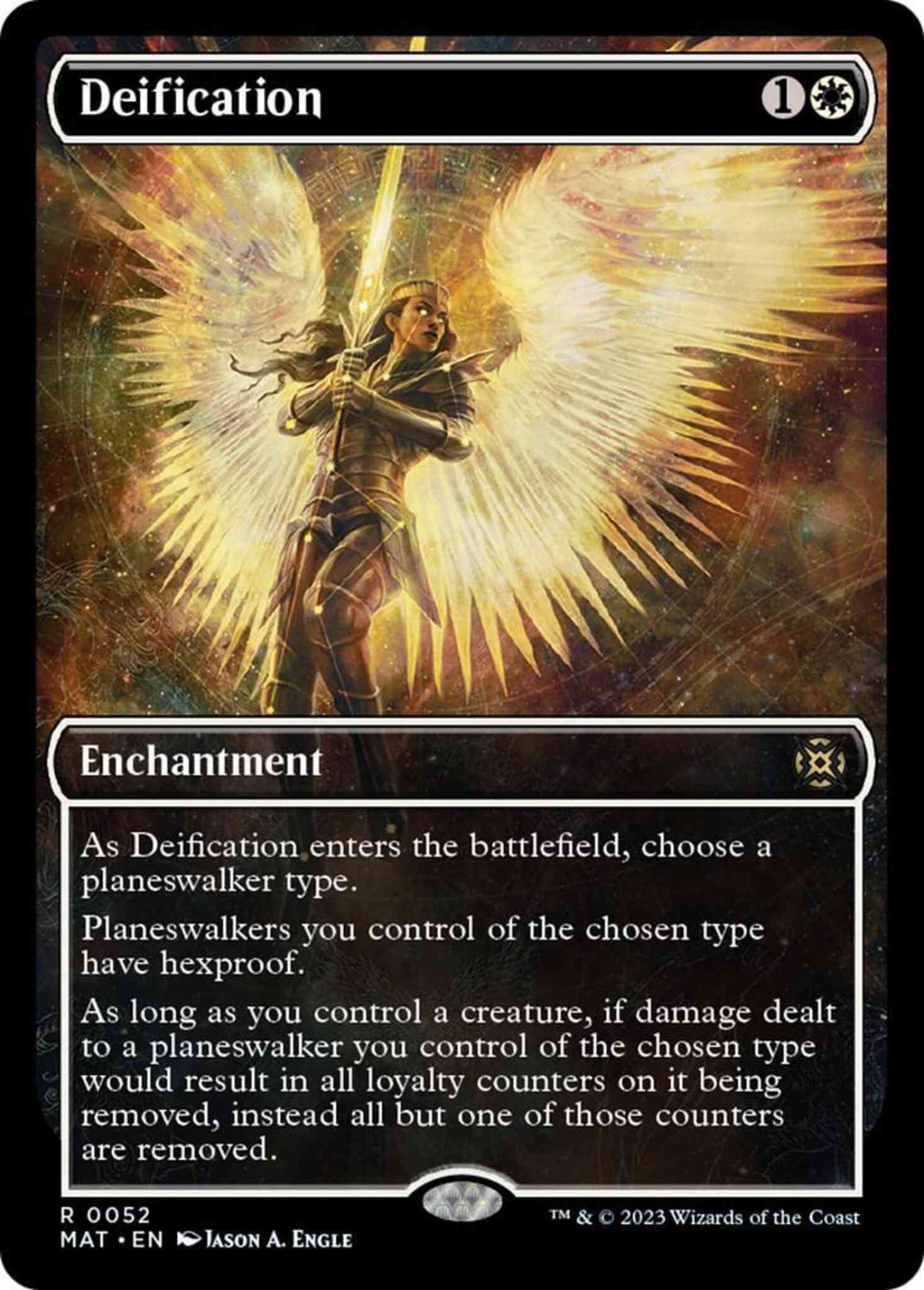 Deification [52] [Planar Showcase] [March of the Machine: The Aftermath] [Non-Foil]