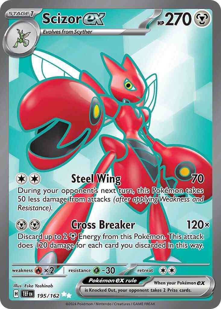 Scizor ex - 195/162 - Ultra Rare [sv05-195] [Ultra]