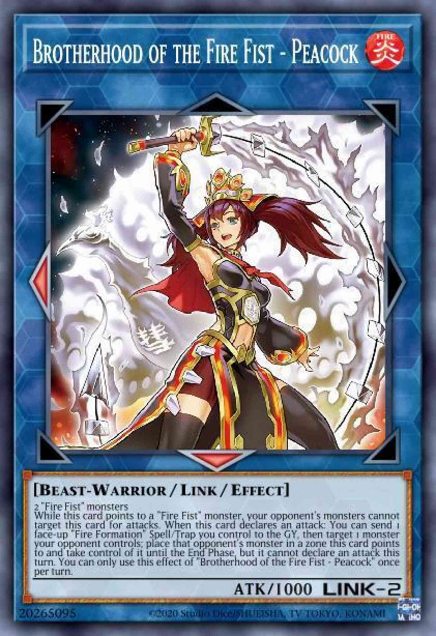 Brotherhood of the Fire Fist - Peacock - FIGA-EN017 - Secret Rare - 1st Edition