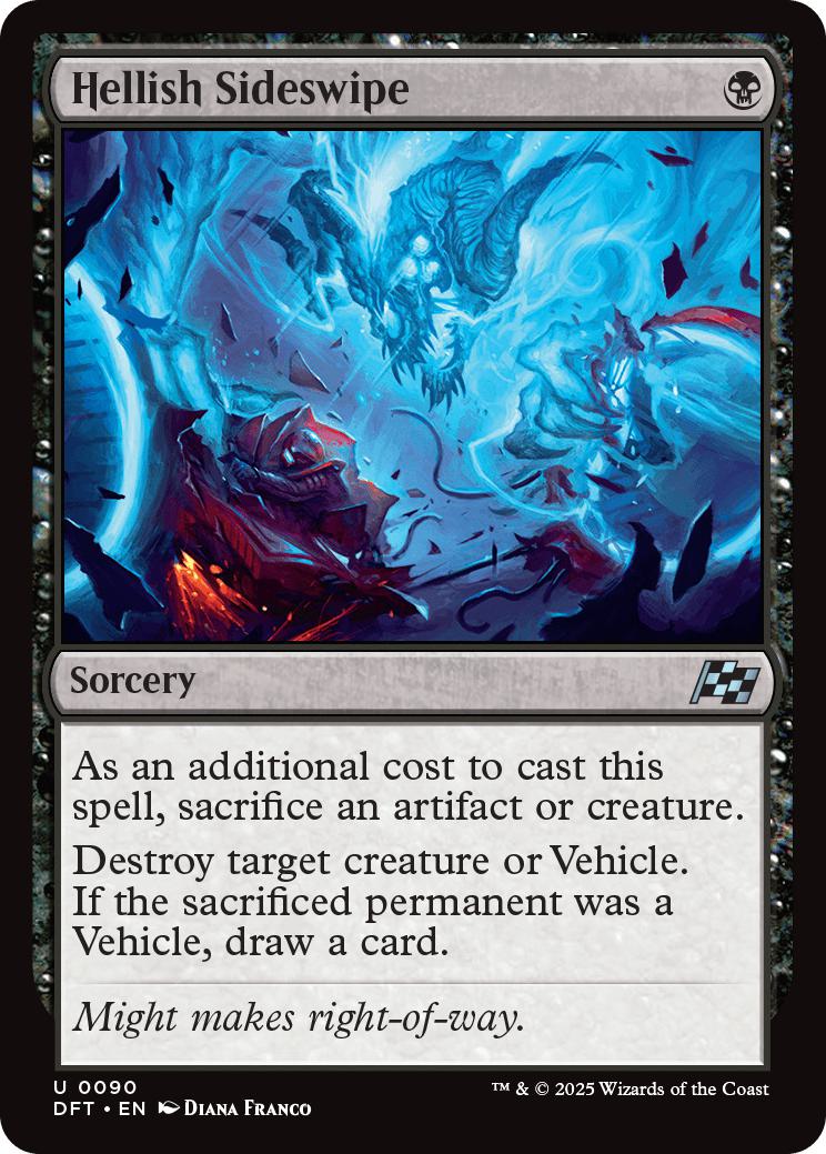 Hellish Sideswipe [90] [Aetherdrift] [Non-Foil]