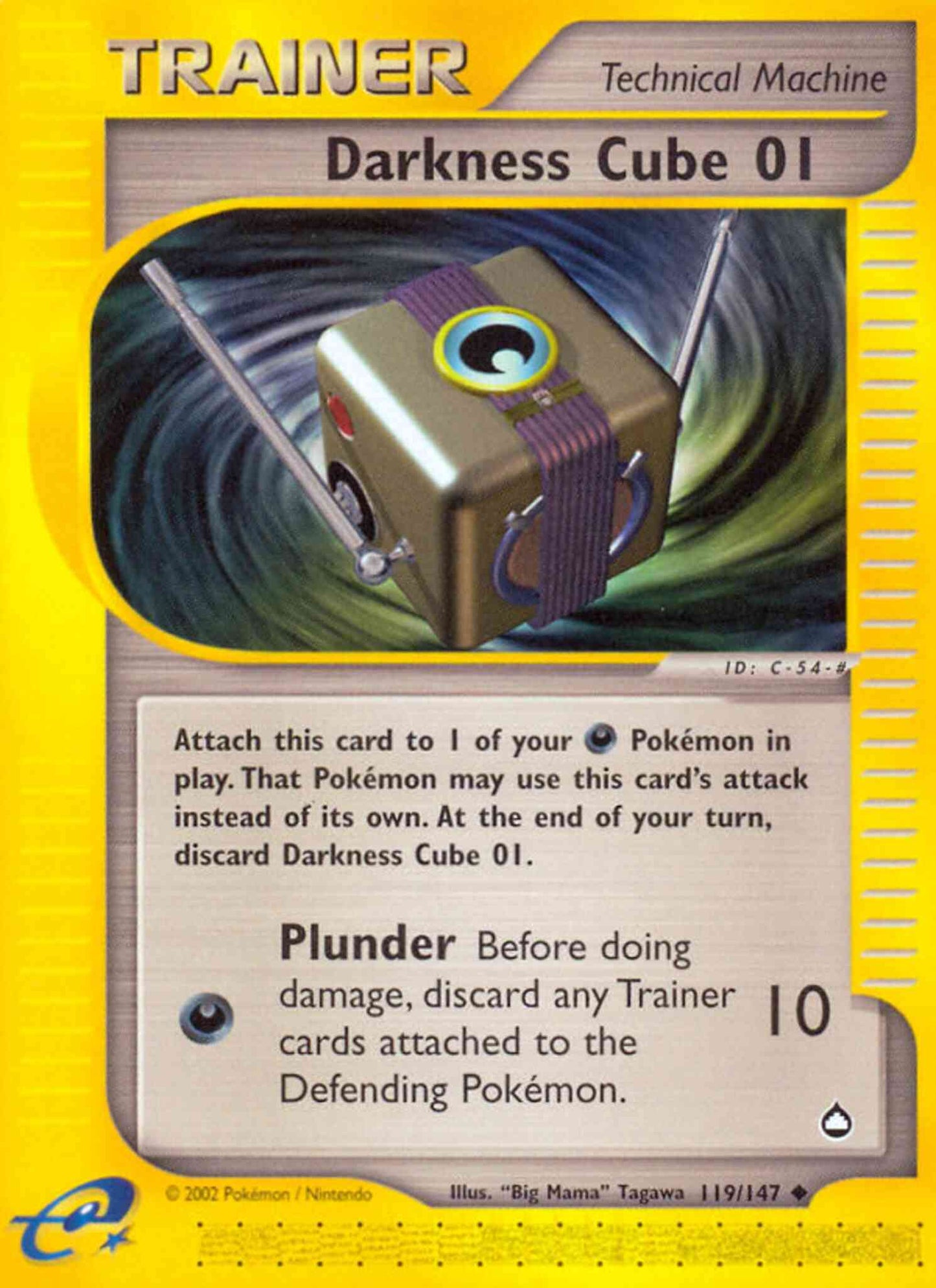Darkness Cube 01 - 119/147 - Uncommon [ecard2-119] [Reverse Holo]