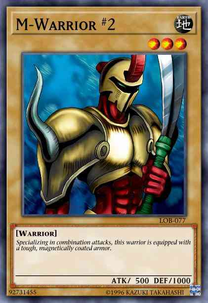 M-Warrior #2 - LOB-077 - Common - 1st Edition