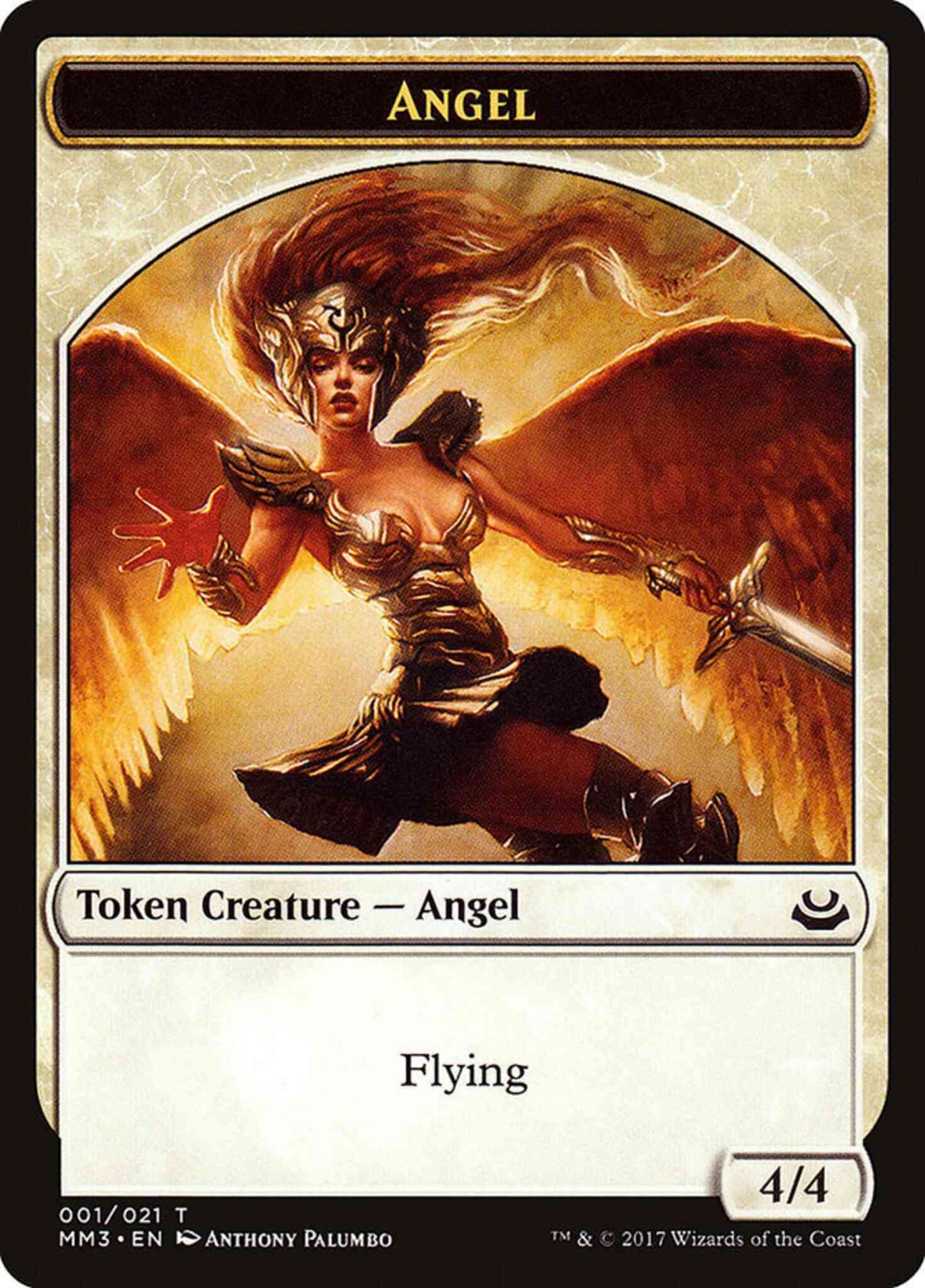 Angel Token [01] [Modern Masters 2017 Tokens] [Non-Foil]