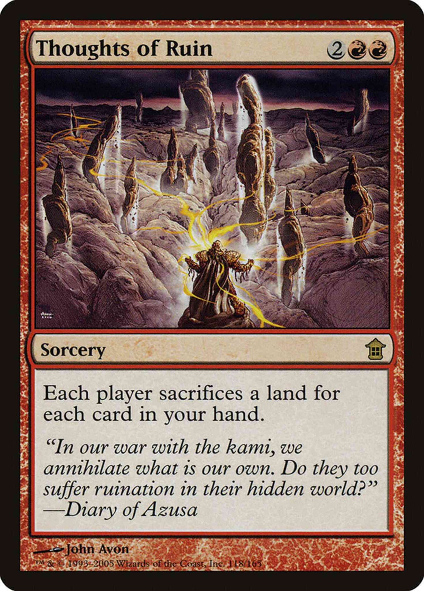 Thoughts of Ruin [118] [Saviors of Kamigawa] [Non-Foil]