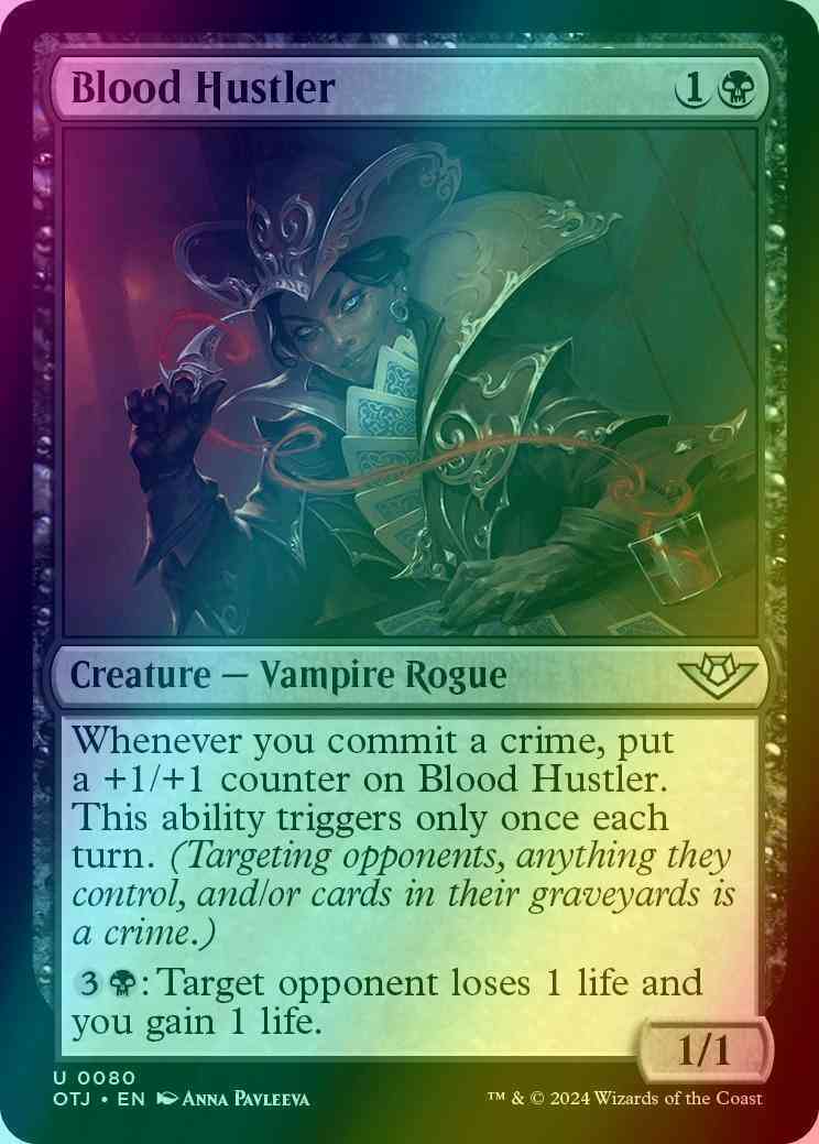 Blood Hustler [80] [Outlaws of Thunder Junction] [Foil]