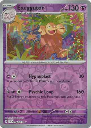 Exeggutor - 024/091 - Rare [sv045-024] [Reverse Holo]