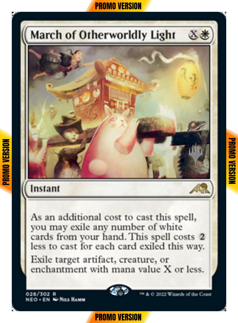 March of Otherworldly Light [Promo Pack] [28p] [Kamigawa: Neon Dynasty: Promos] [Non-Foil]