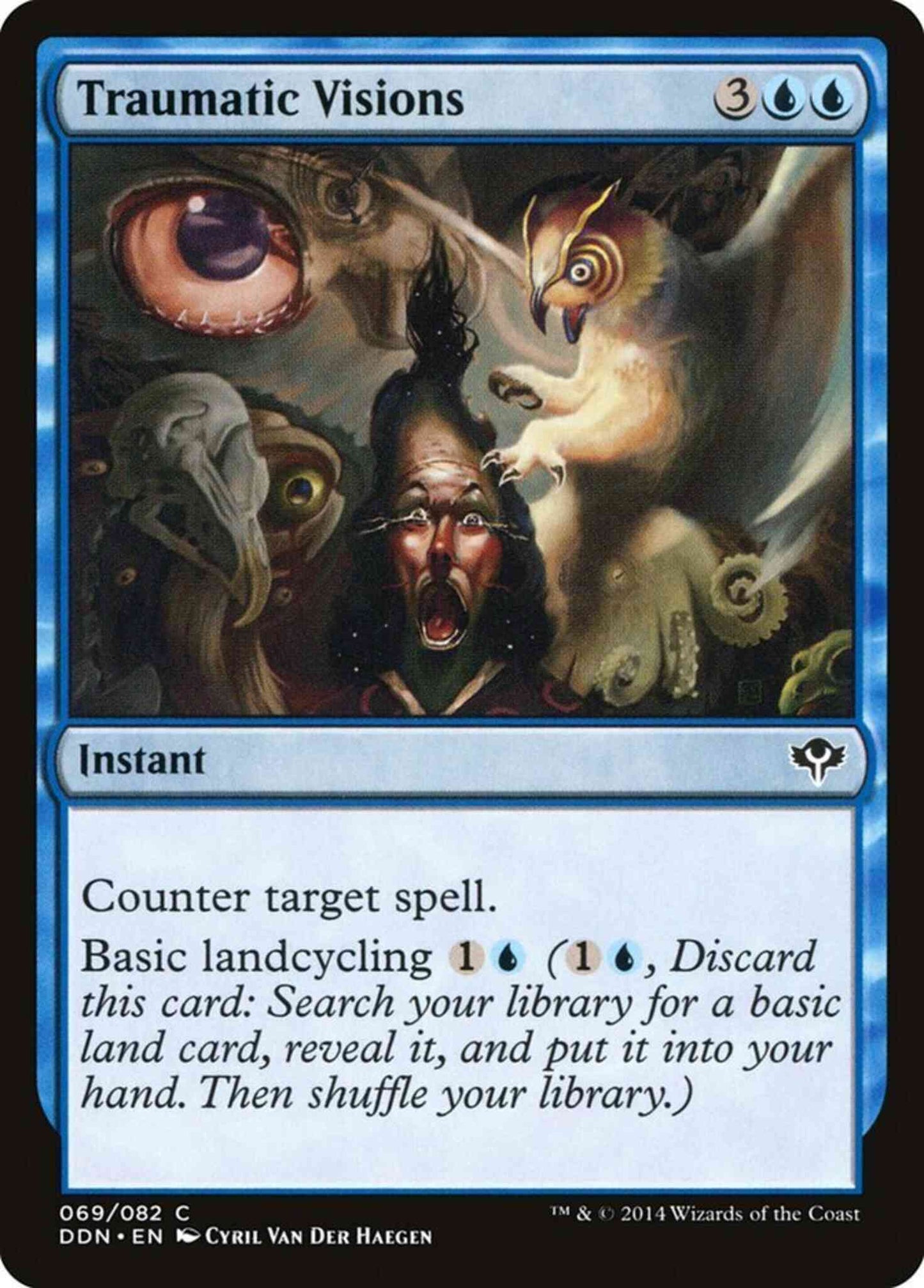 Traumatic Visions [69] [Duel Decks Speed vs Cunning] [Non-Foil]