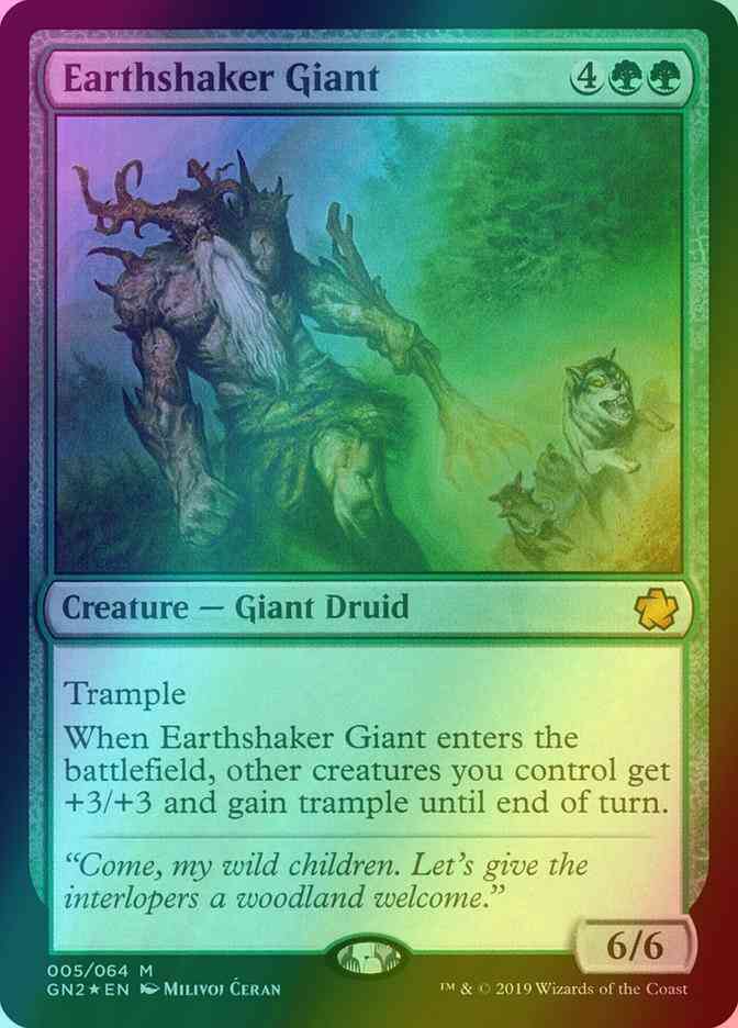 Earthshaker Giant [5] [Game Night 2019] [Foil]