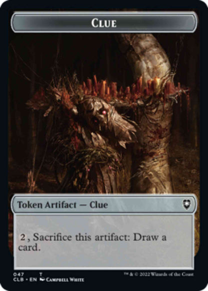 Clue Token (47) // Shapeshifter Token (22) [Commander Legends: Battle for Baldur's Gate: Tokens] [Non-Foil]