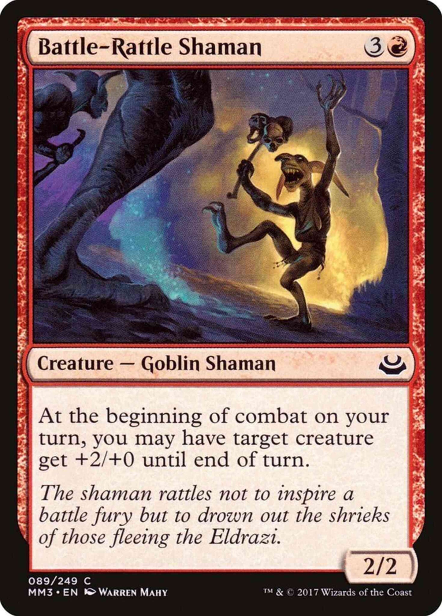 Battle-Rattle Shaman [89] [Modern Masters 2017] [Non-Foil]