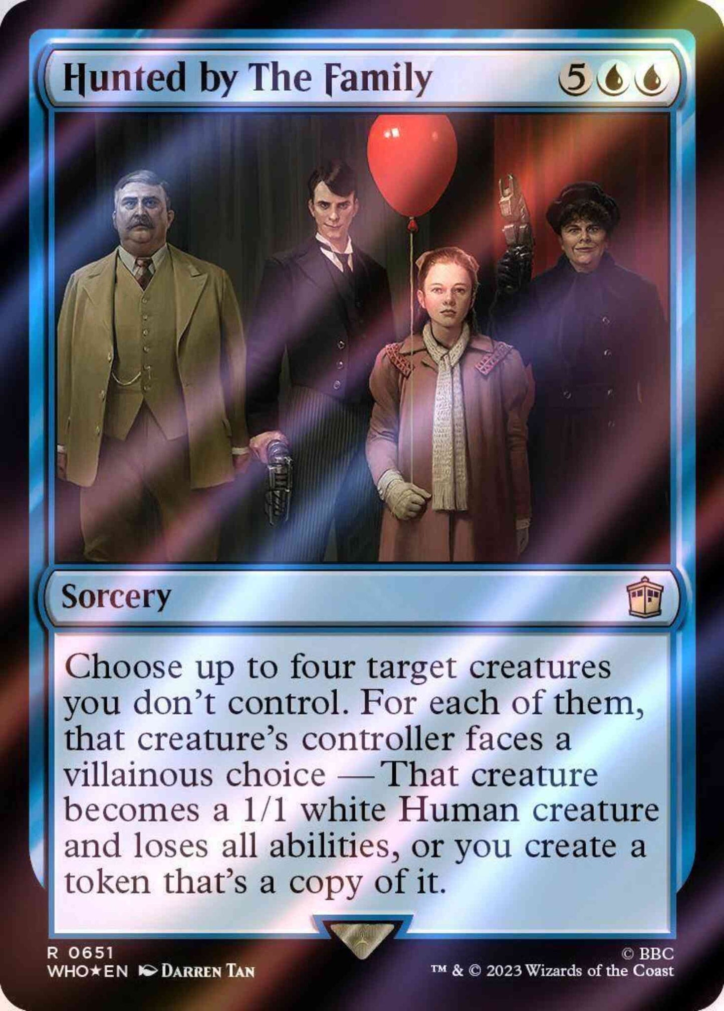 Hunted by The Family [651] [Universes Beyond: Doctor Who] [Surge Foil]