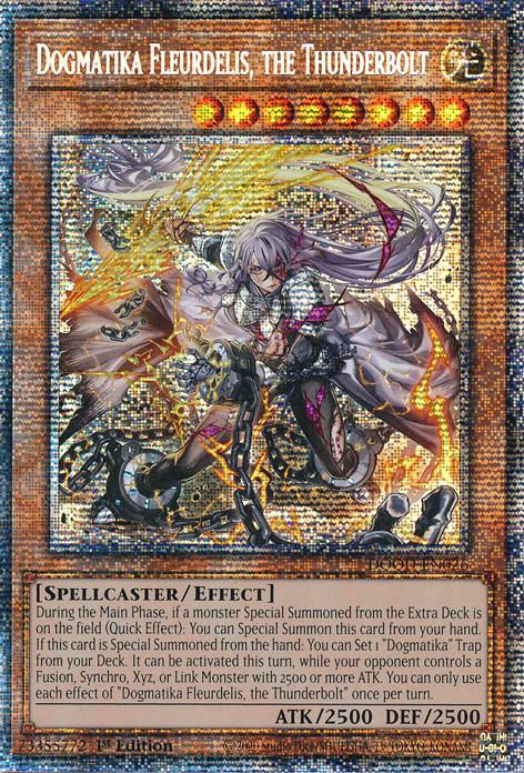 Dogmatika Fleurdelis, the Thunderbolt - DOOD-EN026 - Starlight Rare - 1st Edition