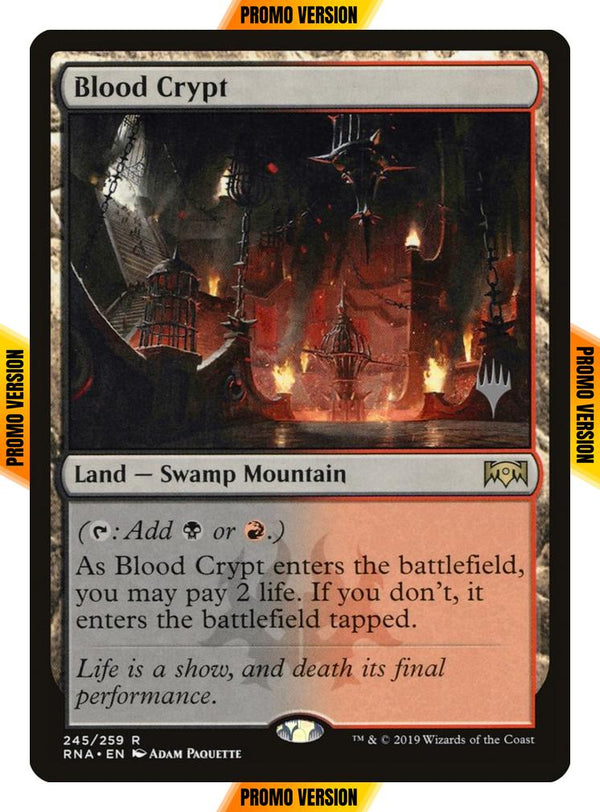 Blood Crypt [245p] [Promo Pack] [Ravnica Allegiance Promos] [Non-Foil]