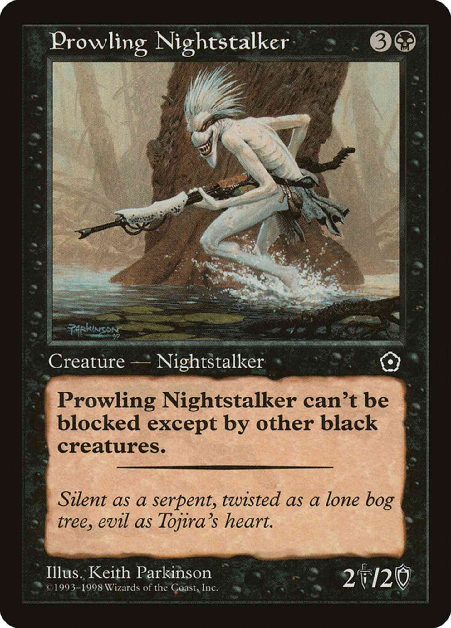 Prowling Nightstalker [83] [Portal Second Age] [Non-Foil]