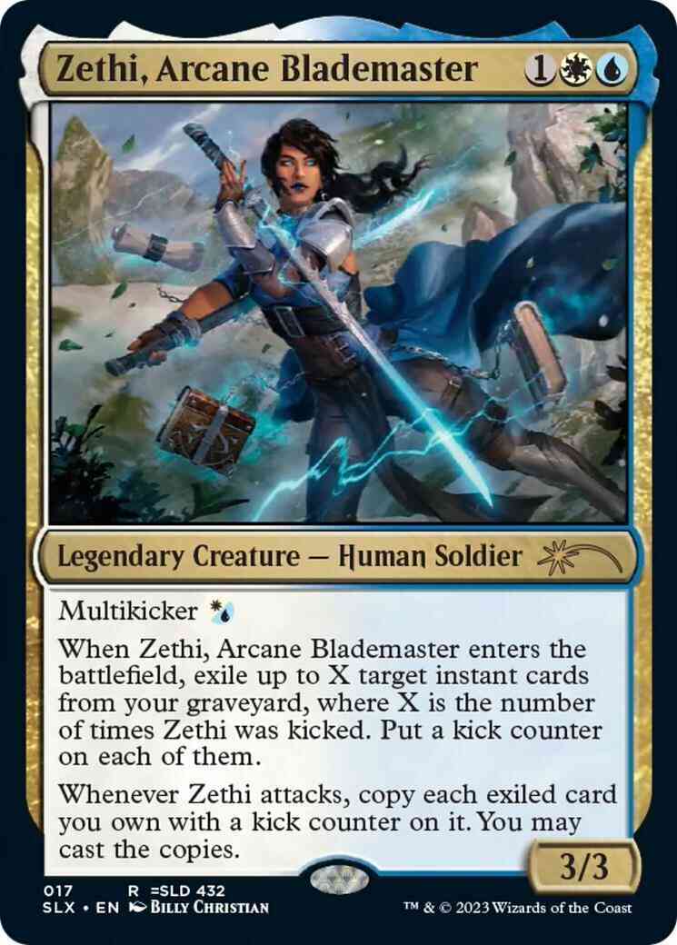 Zethi, Arcane Blademaster [0017] [Universes Within] [Non-Foil]