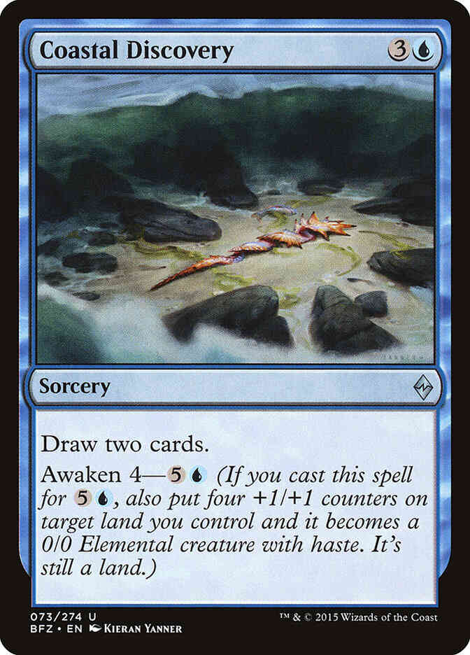 Coastal Discovery [73] [Battle for Zendikar] [Non-Foil]