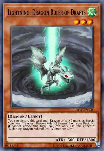 Lightning, Dragon Ruler of Drafts - LTGY-EN098 - Common - Unlimited